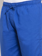 Jainish Men's Blue Solid Cotton Track Pants ( JOG 011Royal-Blue ) - Distacart