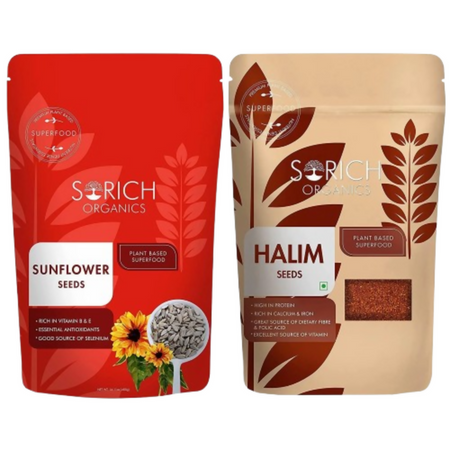 Sorich Organics Combo of Sunflower Seed And Halim Seeds