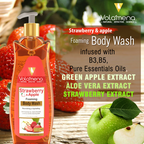 Volamena Strawberry & Apple Foaming Body Wash