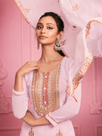 Myra Yellow Embroidered Salwar kameez