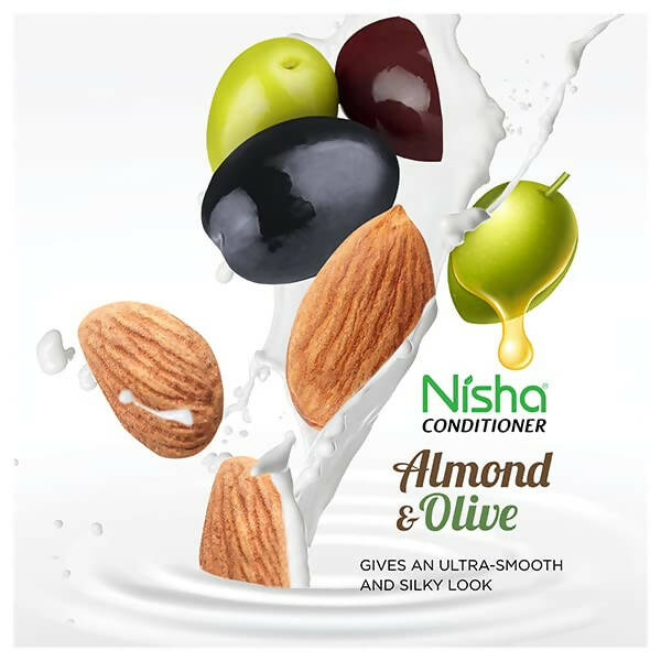 Nisha Smooth and Silky Hair Conditioner with Almond and Olive Actives