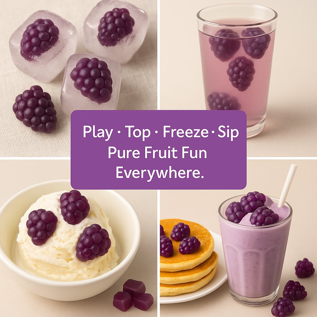 grape juice burst gummies