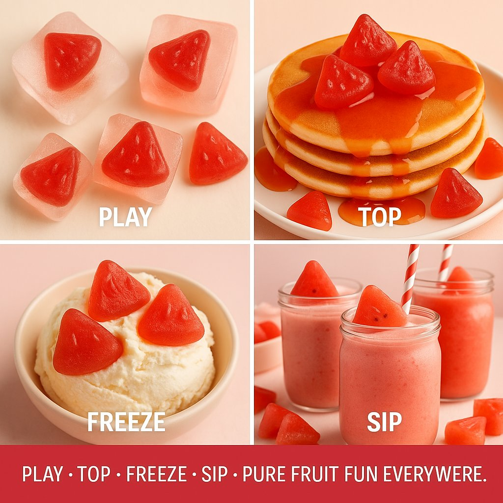 watermelon wave pop gummies