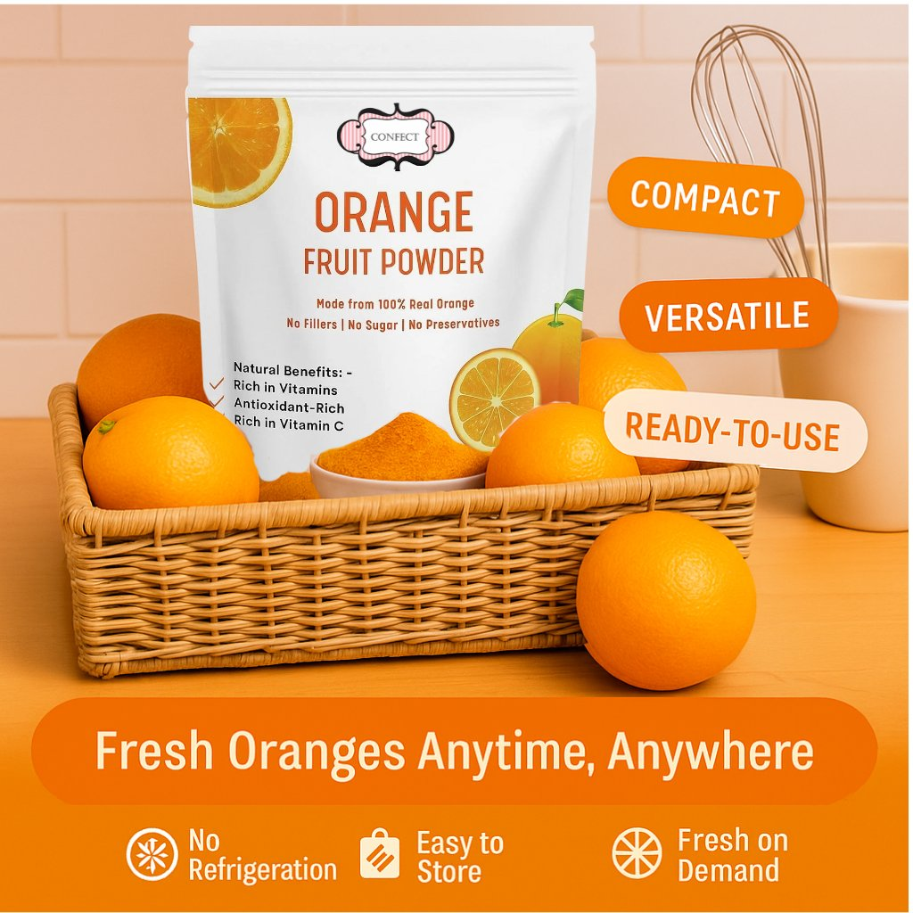 orange fruit powder 200g