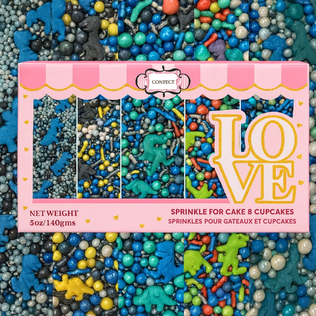 dino sprinkles for decoration 08 140 gm copy