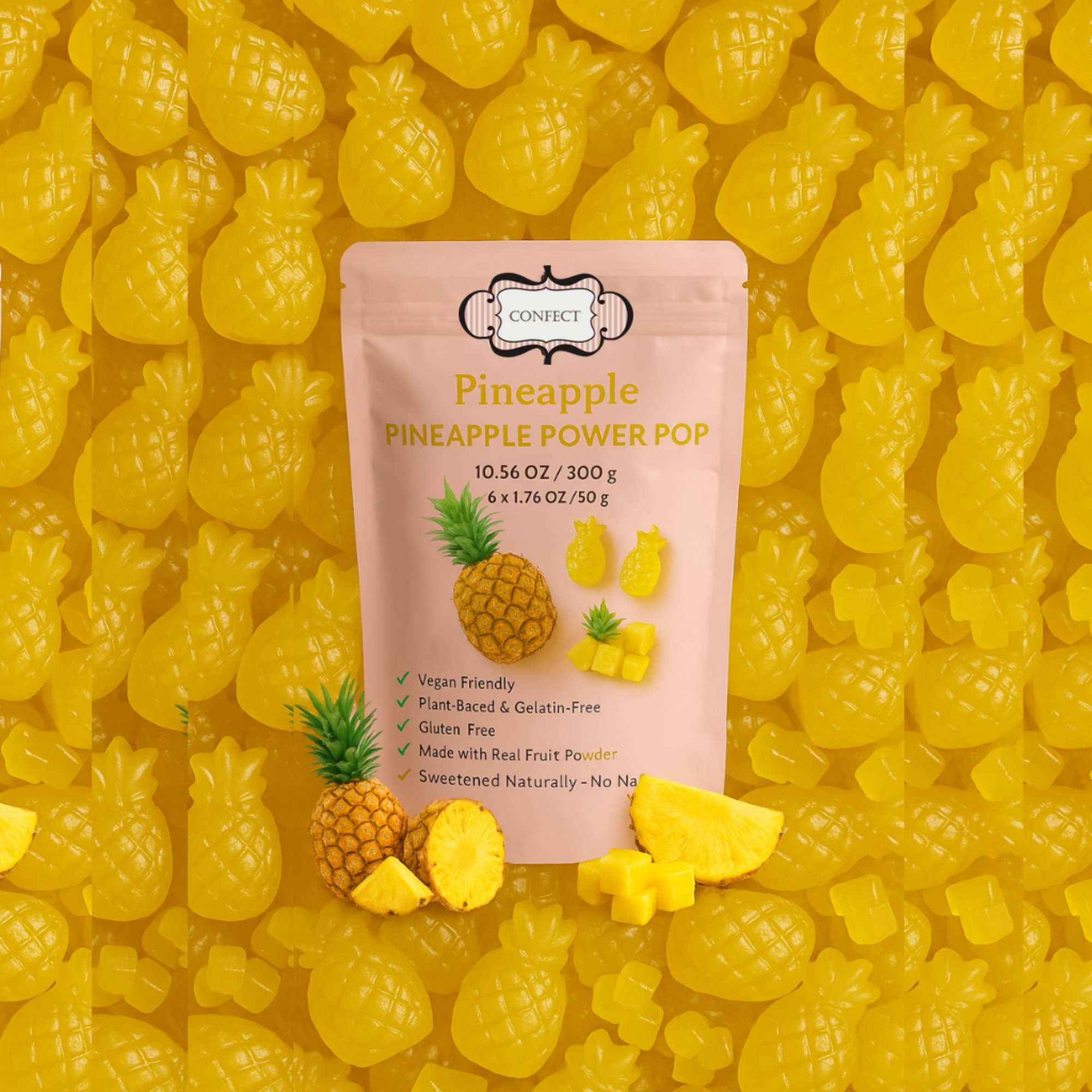 pineapple power pop gummies