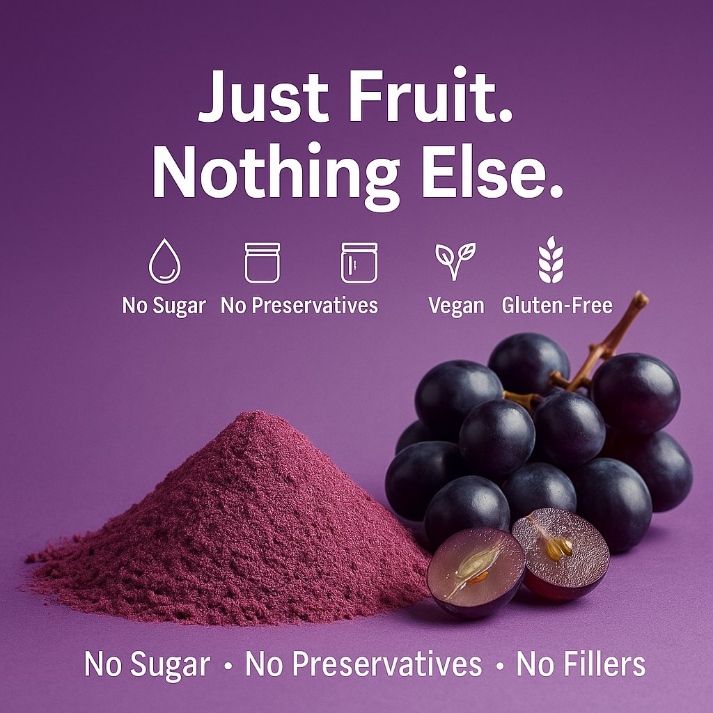 grapes fruit powder