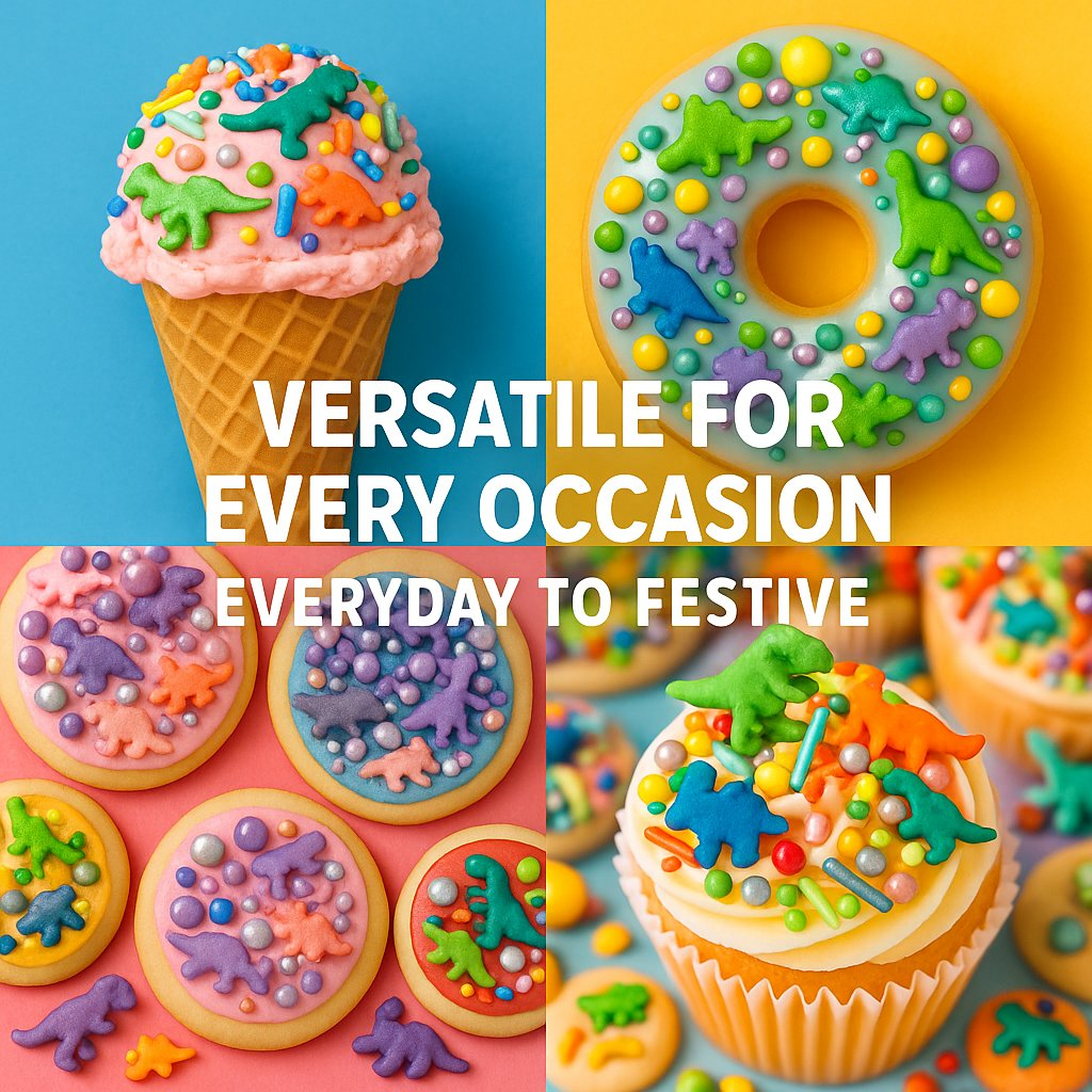 dino sprinkles for decoration 08 140 gm copy