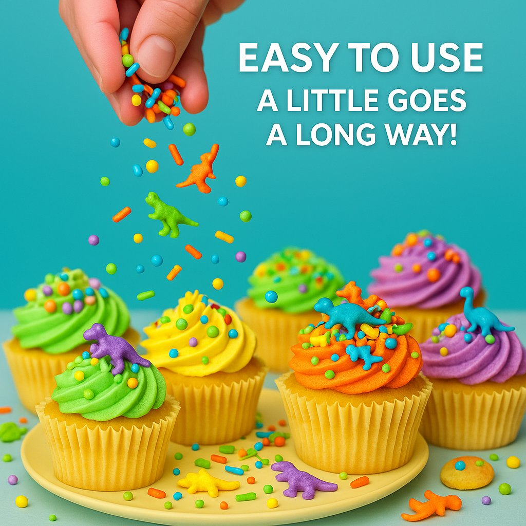dino sprinkles for decoration 09 140 gm copy