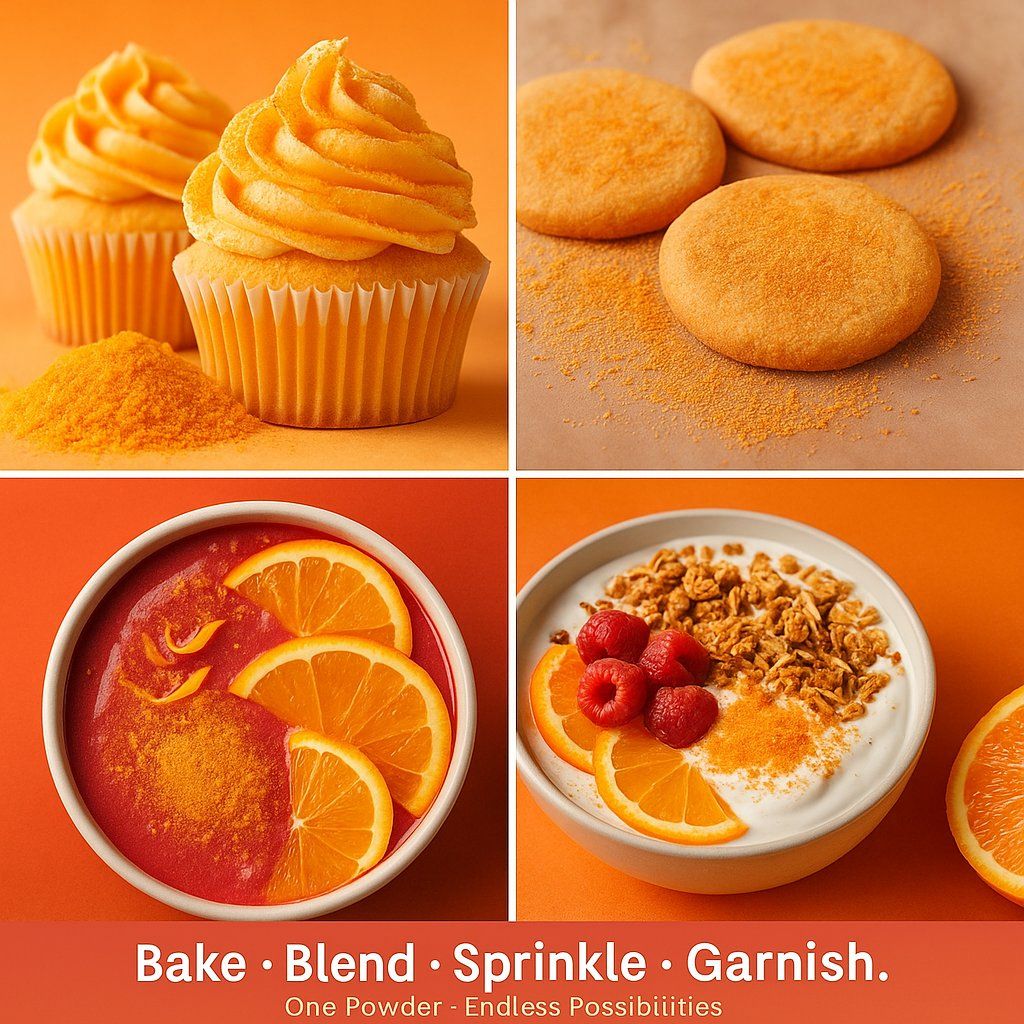 orange fruit powder 200g
