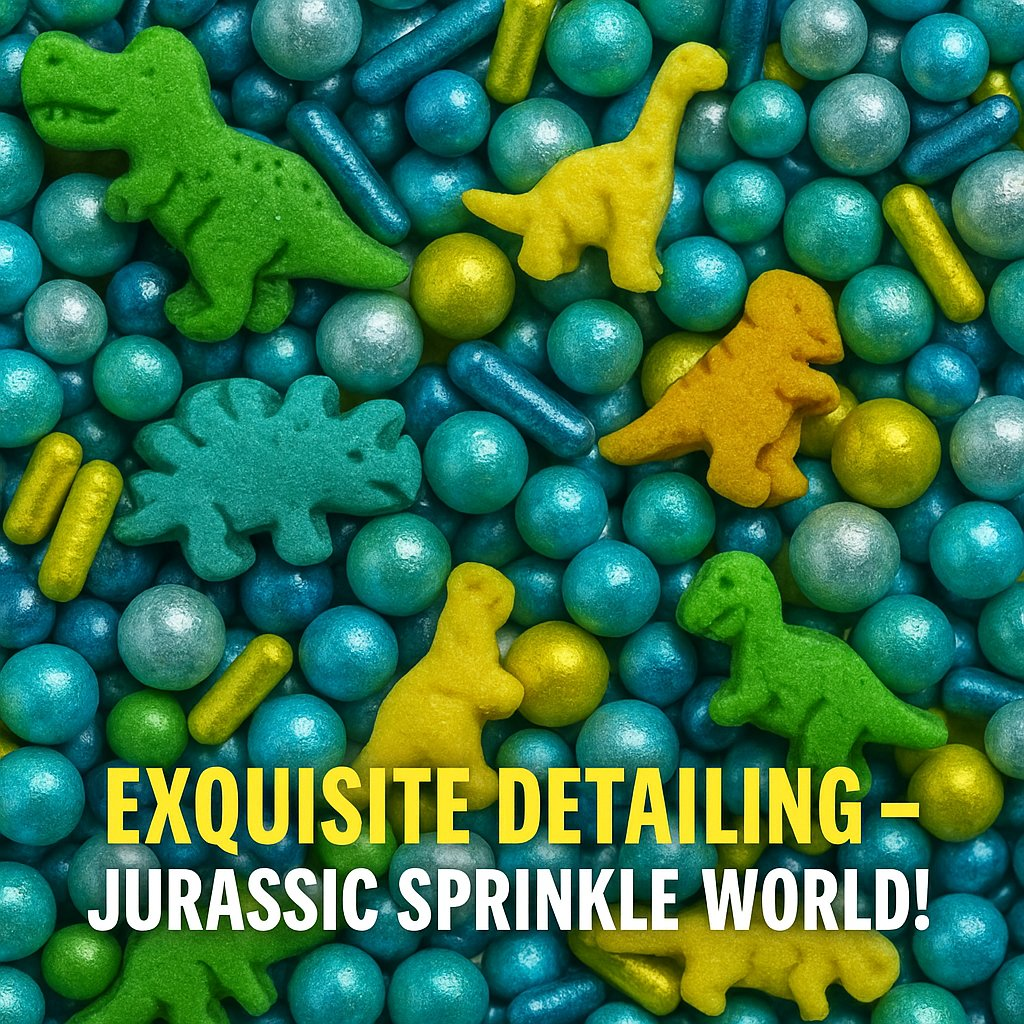 dino sprinkles for decoration 04 140 gm copy
