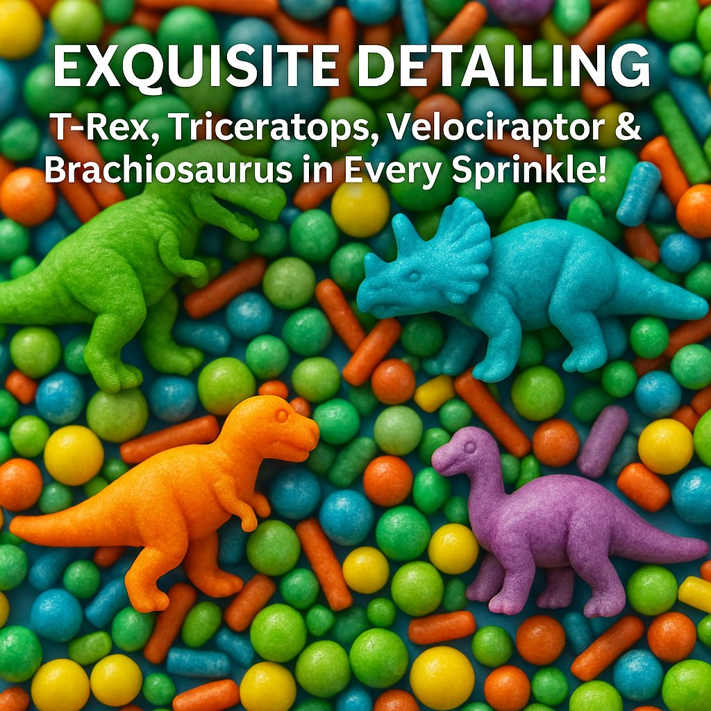 dino sprinkles for decoration 09 140 gm copy