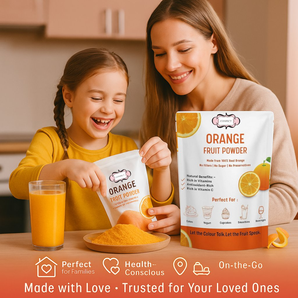 orange fruit powder 200g