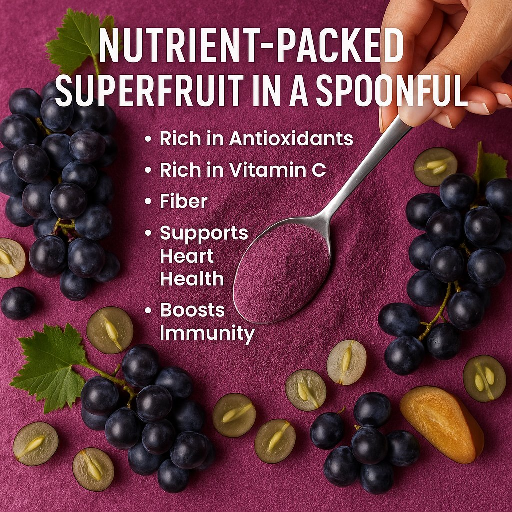 grapes fruit powder