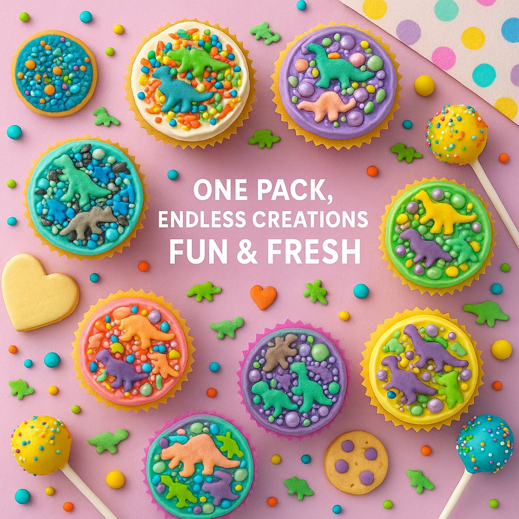 dino sprinkles for decoration 08 140 gm copy