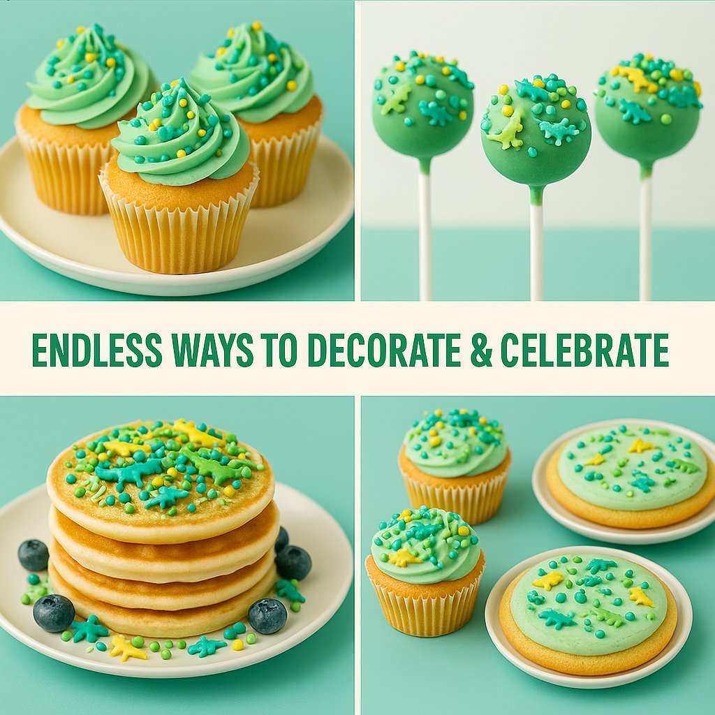 dino sprinkles for decorations 01 120 gm