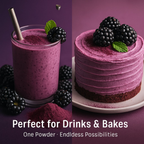 blackberry powder pure natural fruit powder for smoothies baking beverages juices tea diy recipes vegan gluten free no added sugar 100 gm