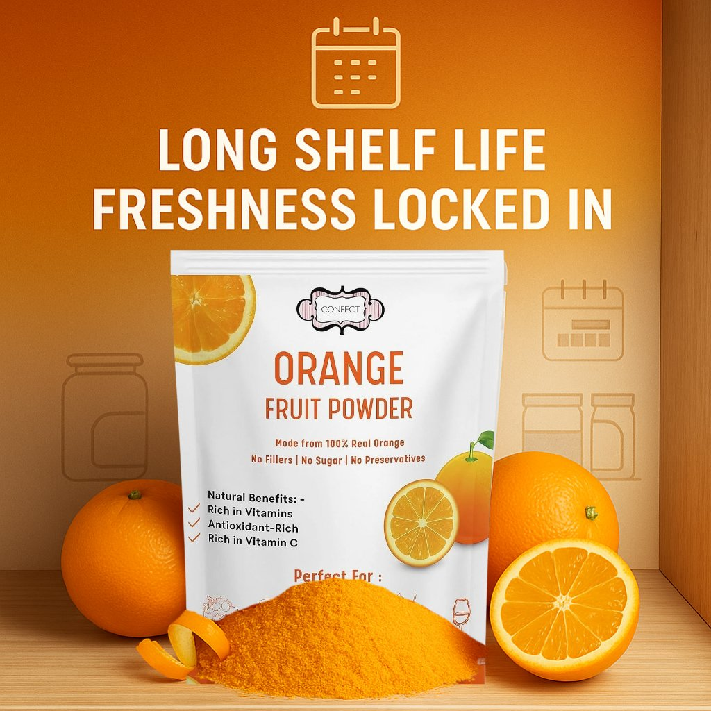 orange fruit powder 200g