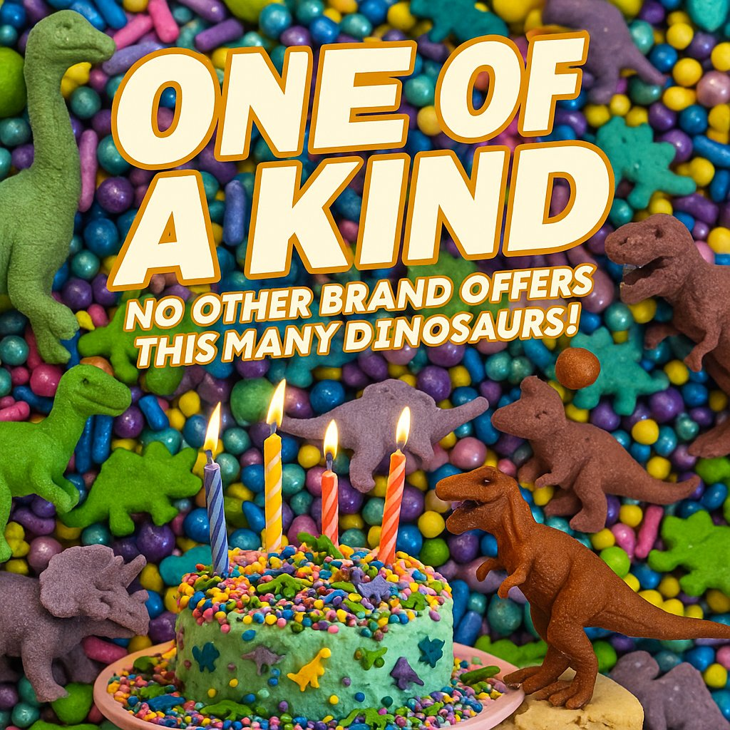 dino sprinkles for decoration 05 140 gm copy