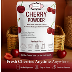cherry powder pure natural fruit powder for smoothies baking beverages juices tea diy recipes vegan gluten free no added sugar 100 gm