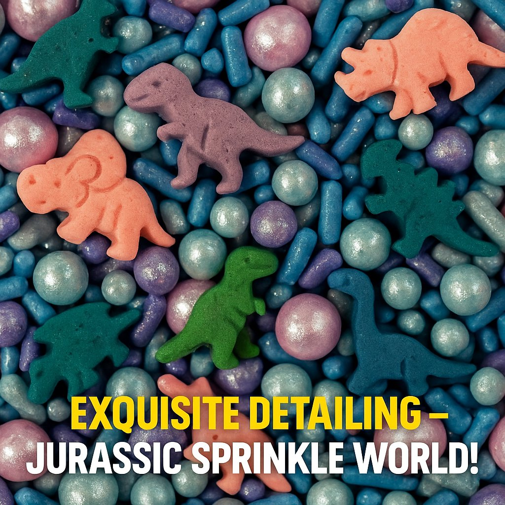 dino sprinkles for decoration 05 140 gm copy