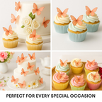 pink pack of 56 edible wafer paper butterflies copy