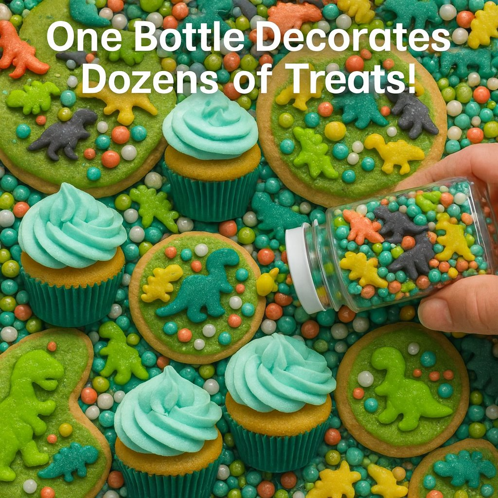 dino sprinkles for decorations 11 120 gm copy