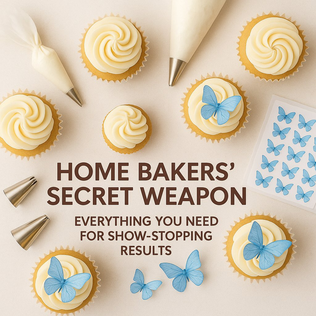 purple pack of 56 edible wafer paper butterflies 1