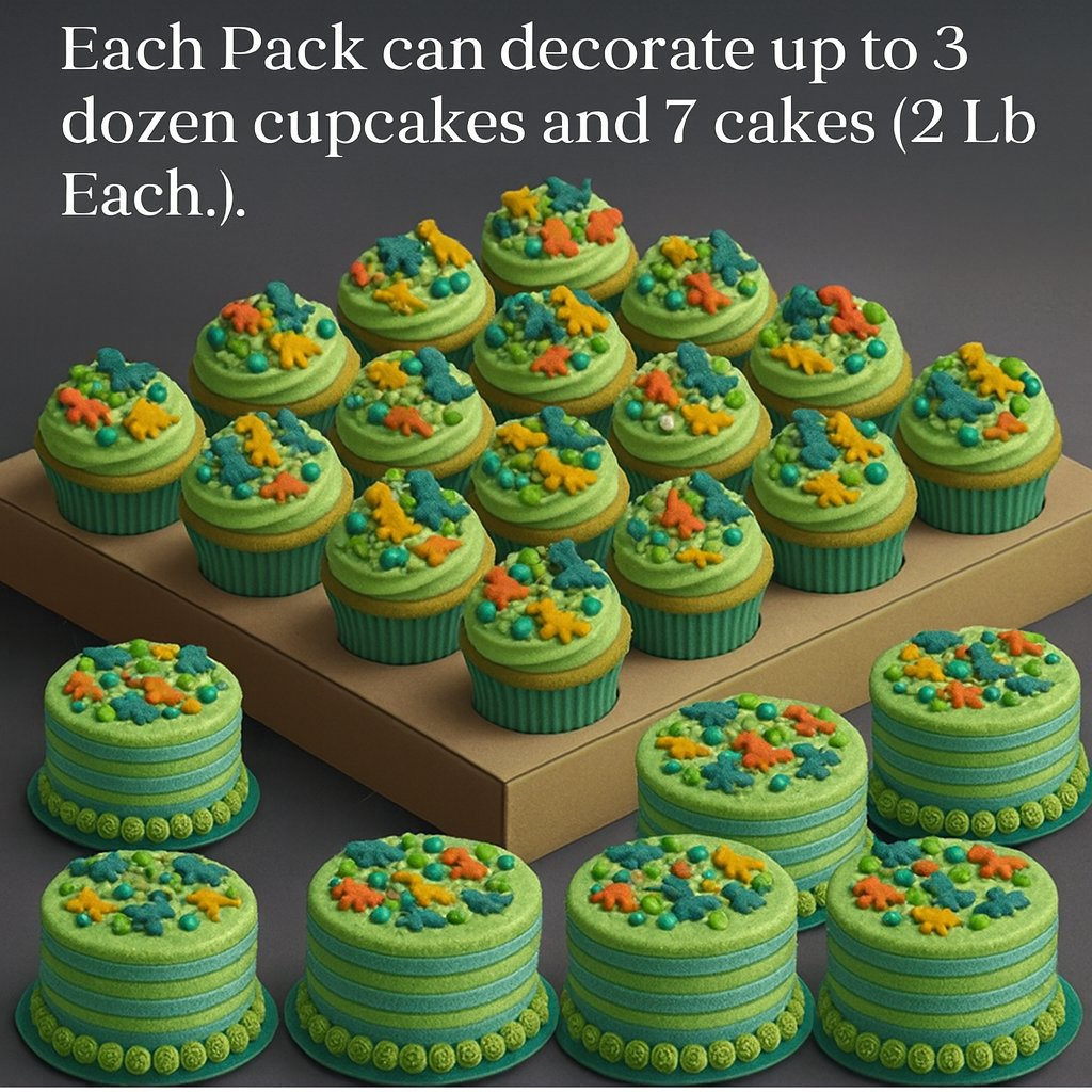 dino sprinkles for decorations 11 120 gm copy