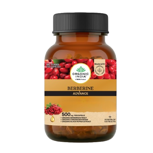 Organic India Berberine Advance Capsules - Distacart
