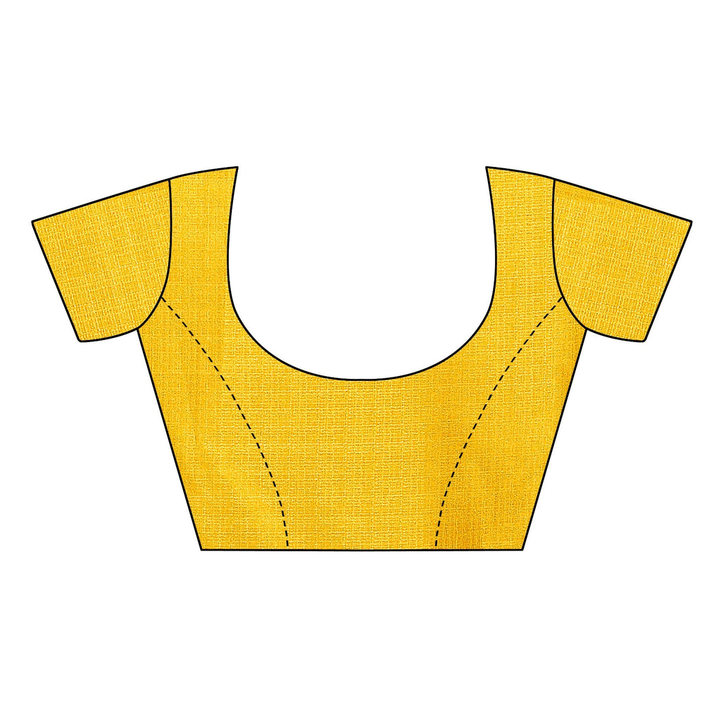 Vamika Mustard Weaving Banarasi Jacquard Saree