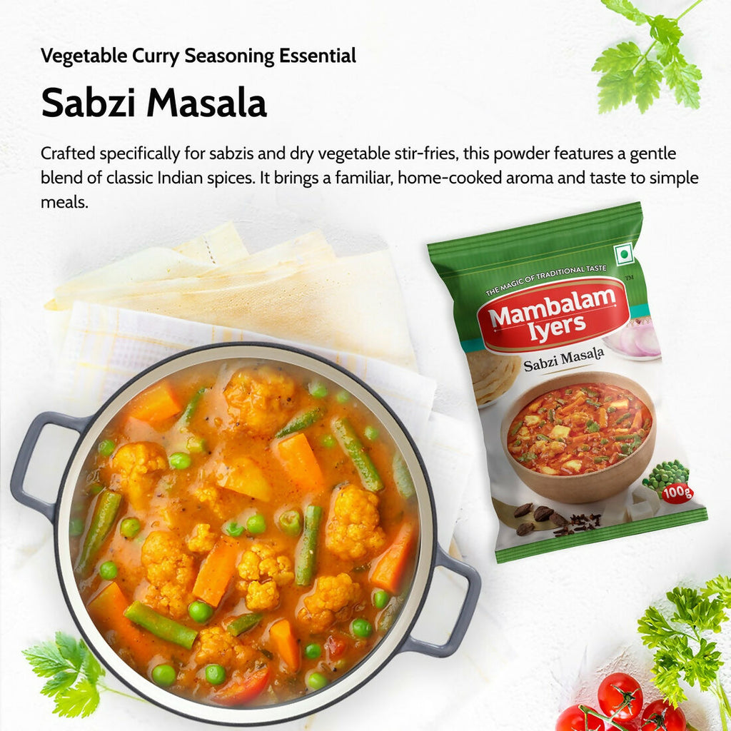 Mambalam Iyers Sabzi Masala Powder - Distacart