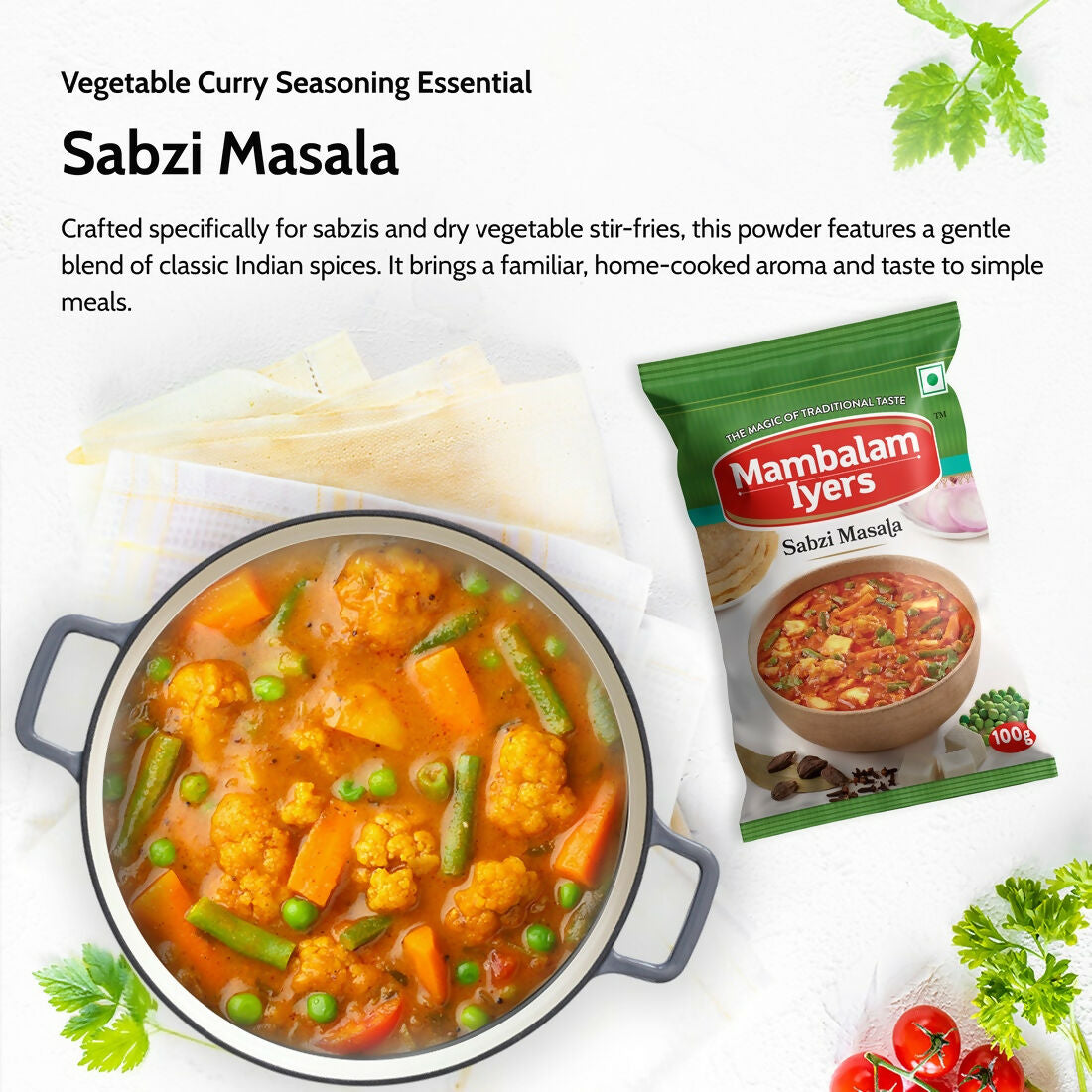 Mambalam Iyers Sabzi Masala Powder - Distacart