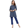 Antaran Blue Pure Cotton Printed Tunic