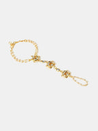 Ruby Raang Moon Pearl Hand Chain - Distacart