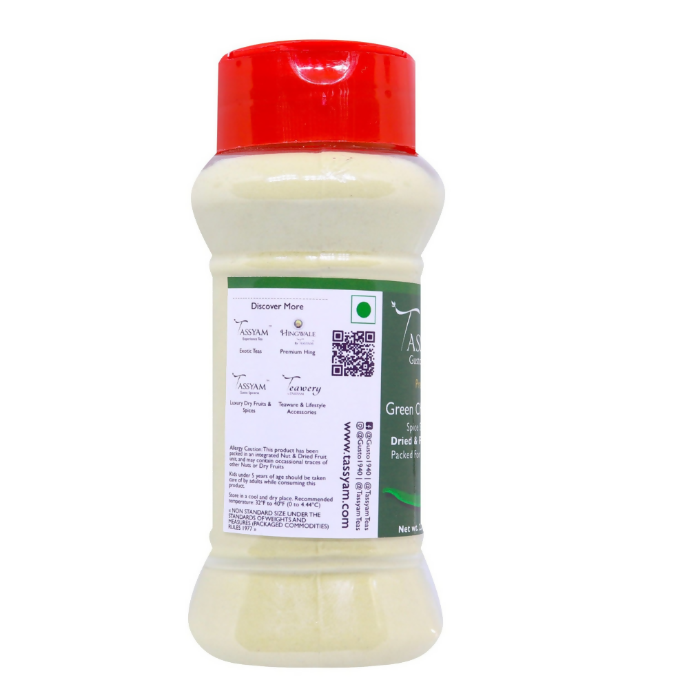 Tassyam Organics Green Chilli Powder - Distacart