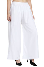 PAVONINE White Color Rayon Fabric Half Flared Sharara For Women - Distacart