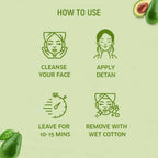 Salon in a Box with Avocado and Fruit AHA Face Pack