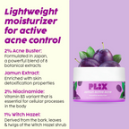 PLIX The Plant Fix Jamun Active Acne Regime With Cleanser, Body Wash & Moisturizer