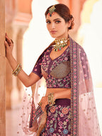 Myra Violet Designer Handwork Lehenga