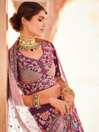 Myra Violet Designer Handwork Lehenga