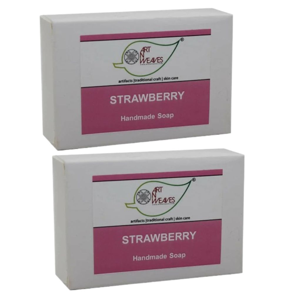 artNweaves Strawberry Handmade Soap