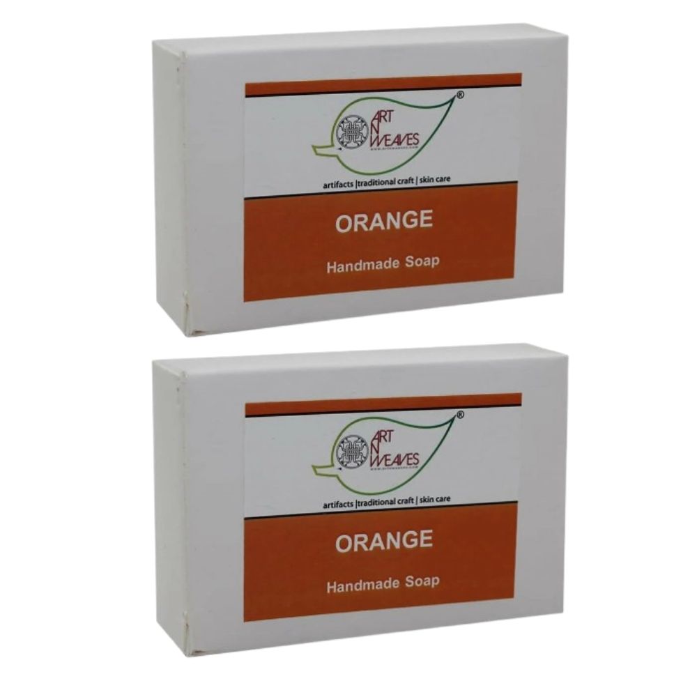 artNweaves Orange Handmade Soap