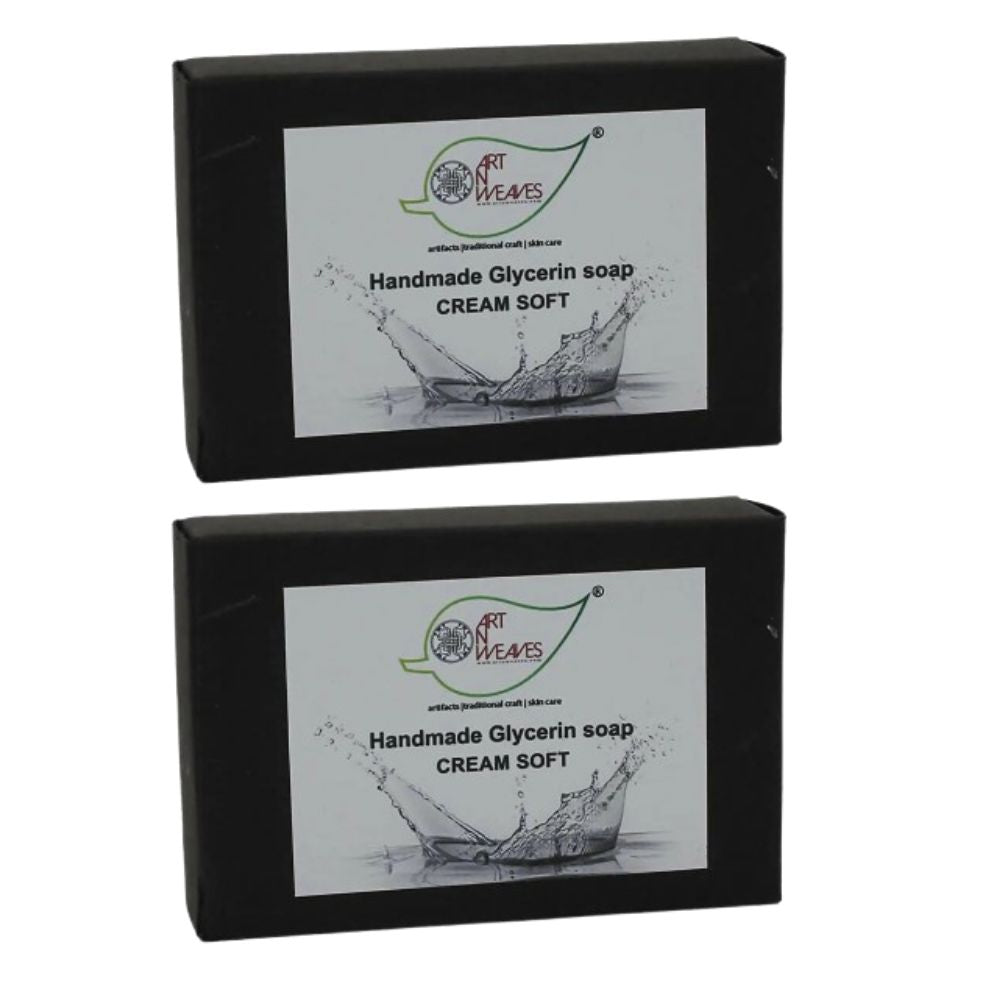 artNweaves Handmade Glycerin Soap Cream Soft
