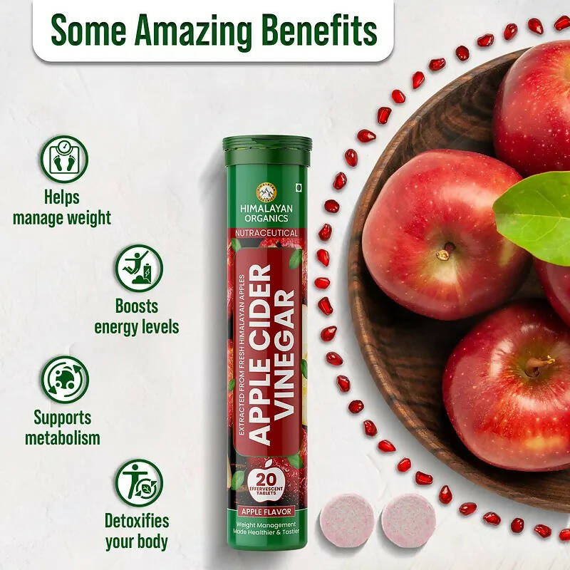 Himalayan Organics Apple Cider Vinegar Effervescent Tablets - Distacart