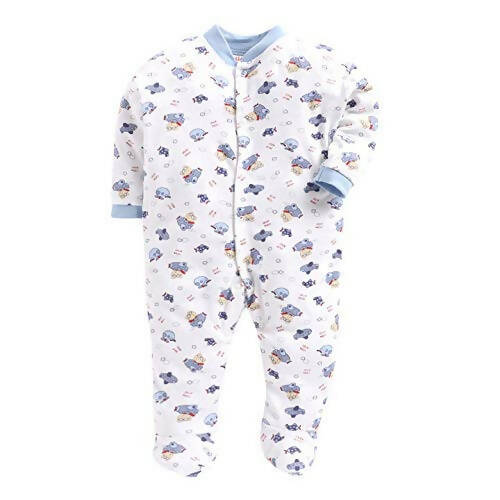 Daddy - G Rompers/Sleepsuits/Jumpsuit /Night Suits for New Born Babies - Blue