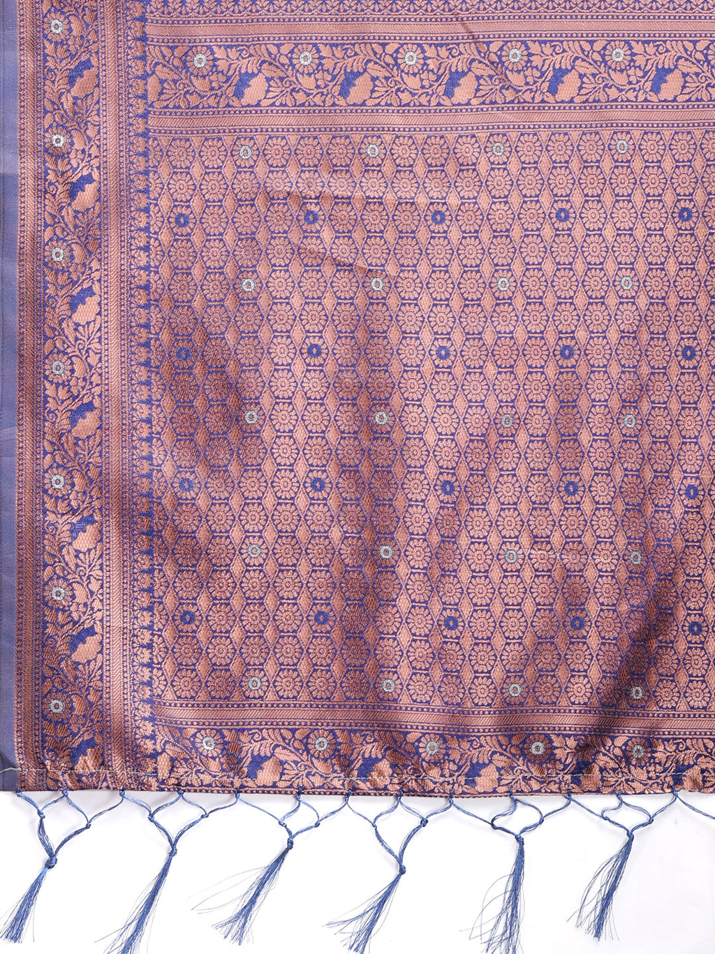 Shree Shyam Fashion Elegant Sky Blue Cotton Saree with Contrast Pallu - Perfect Blend of Tradition & Comfort