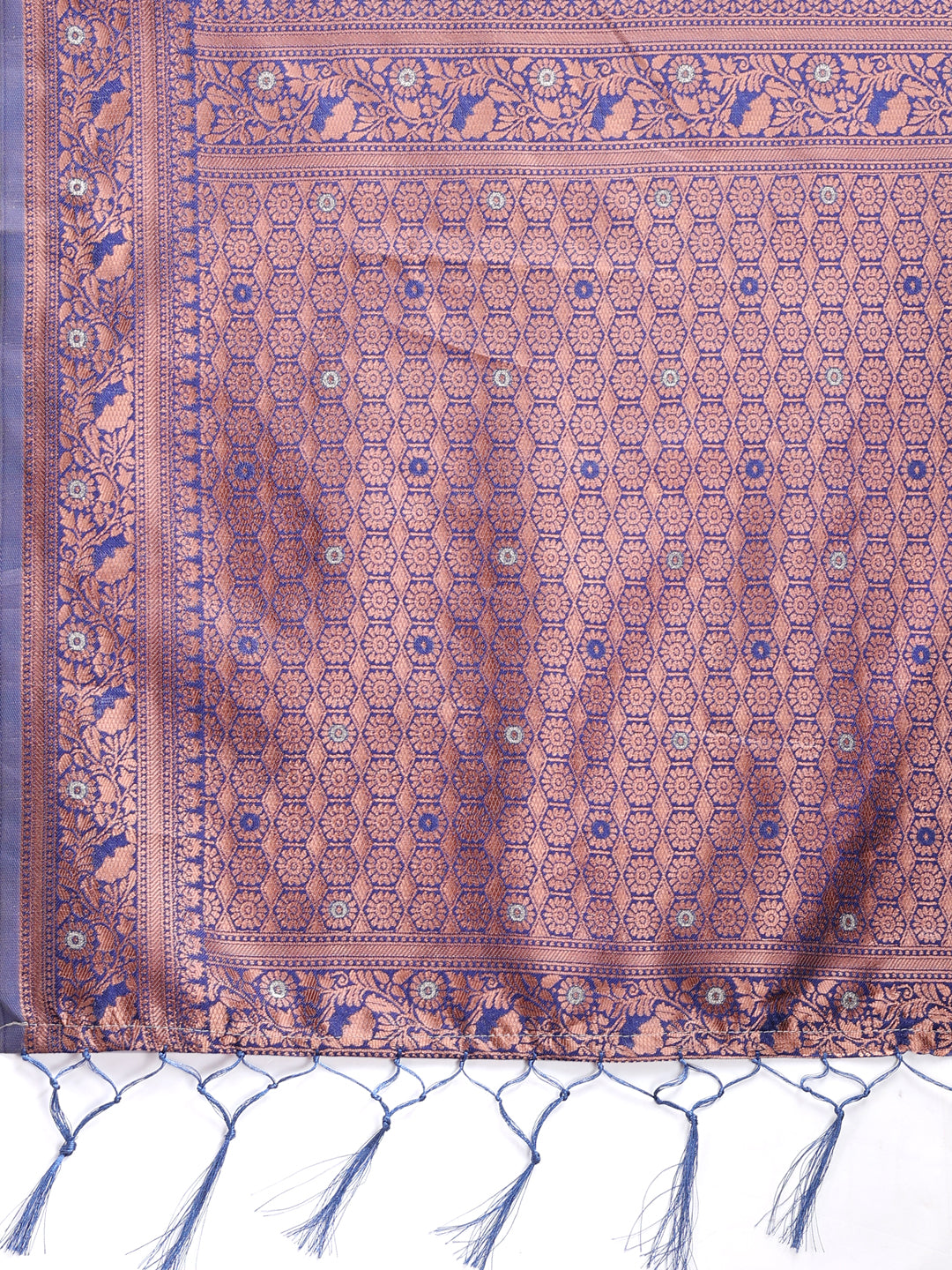 Shree Shyam Fashion Elegant Sky Blue Cotton Saree with Contrast Pallu - Perfect Blend of Tradition & Comfort