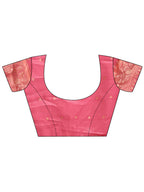 Shree Shyam Fashion Elegant Peach Cotton Saree with Contrast Pallu - Perfect Blend of Tradition & Comfort