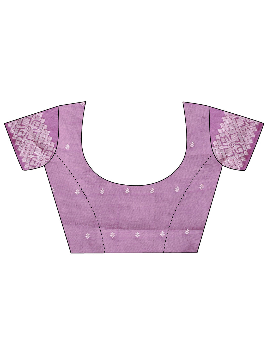 Shree Shyam Fashion Threads of Tradition: Purple Linen Cotton Saree Woven with Stories of Grace & Heritage